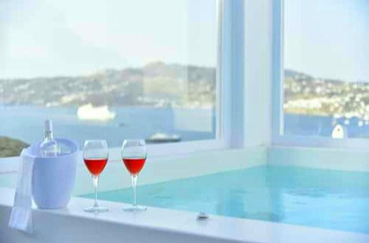 Mykonos Point Luxury Villas Mykonos Town Ngoại thất bức ảnh